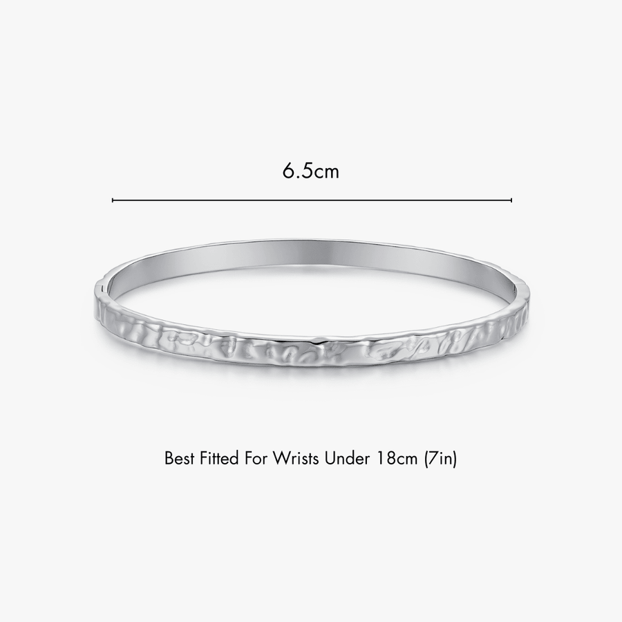 Textured Stacker Cuff Bangle - Flaire & Co.