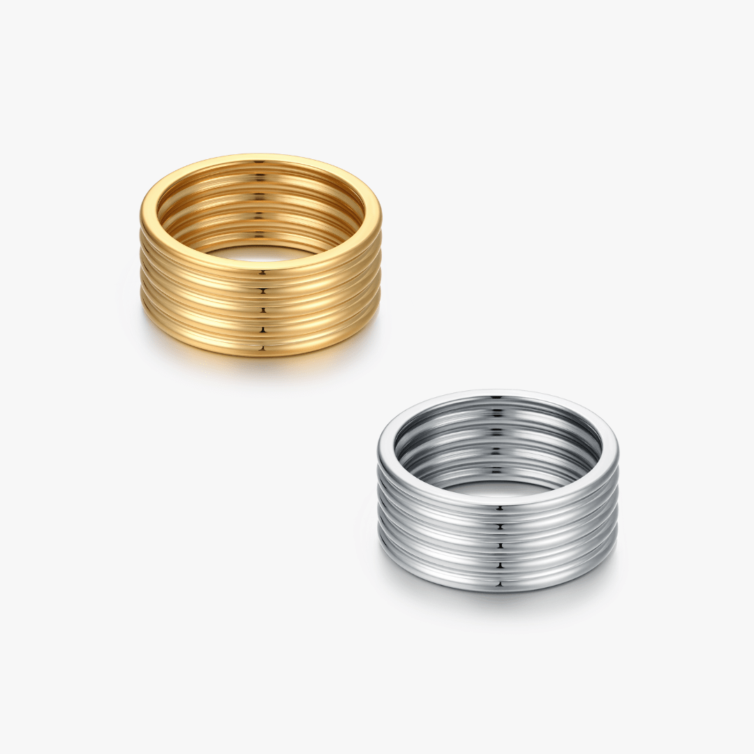 The Maeve Ribbed Ring - Flaire & Co.