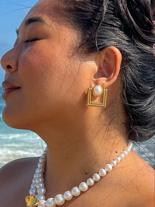 The Maya Earrings (Flaire X Kim Tish) - Flaire & Co.