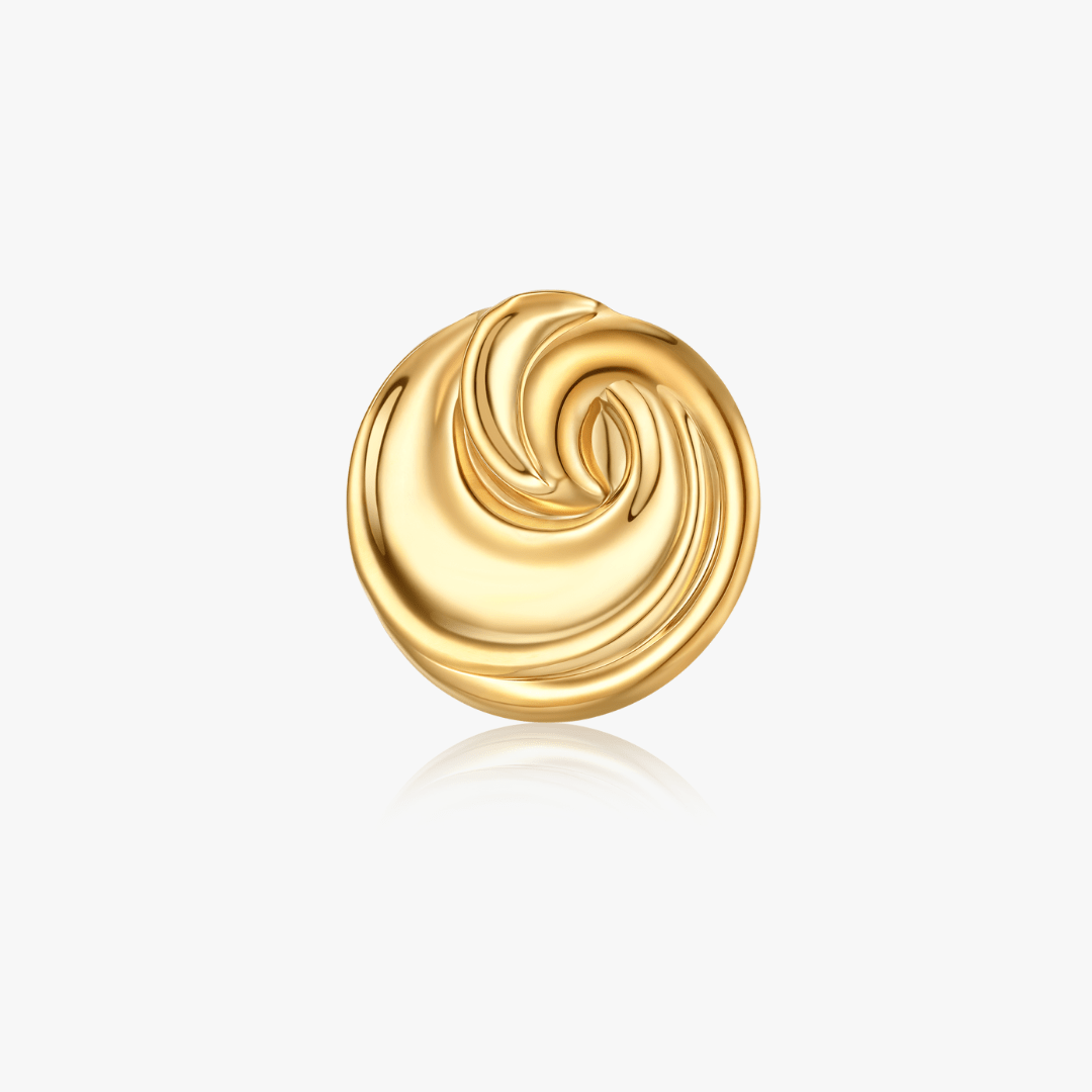 The Twisted Circle Brooch - Flaire & Co.