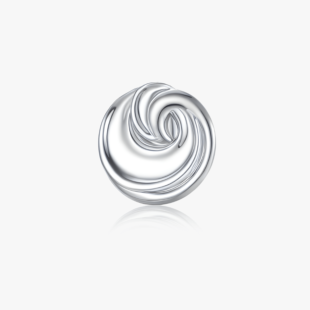 The Twisted Circle Brooch - Flaire & Co.