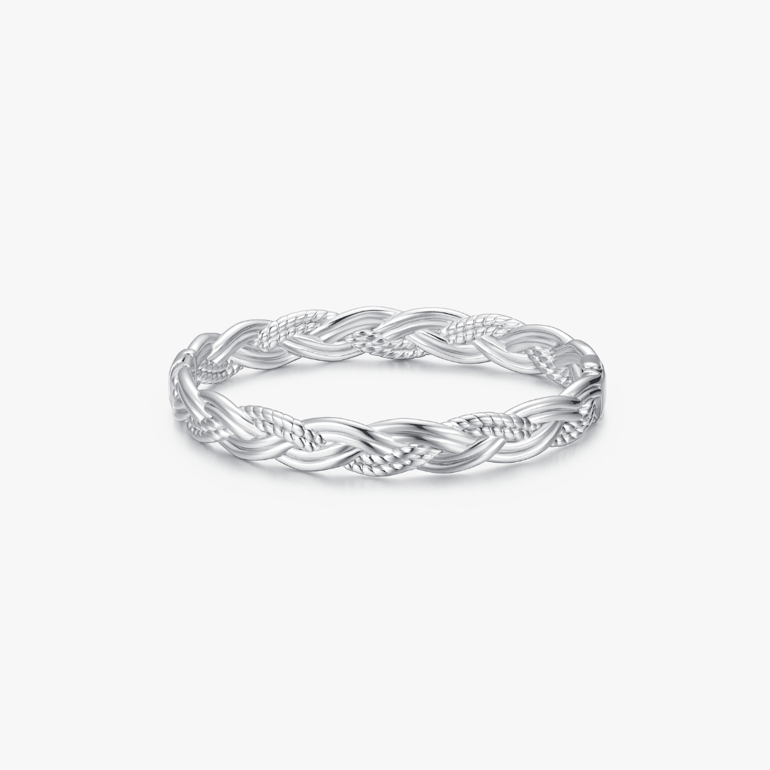 Thick Weave Stacker Cuff Bangle - Flaire & Co.