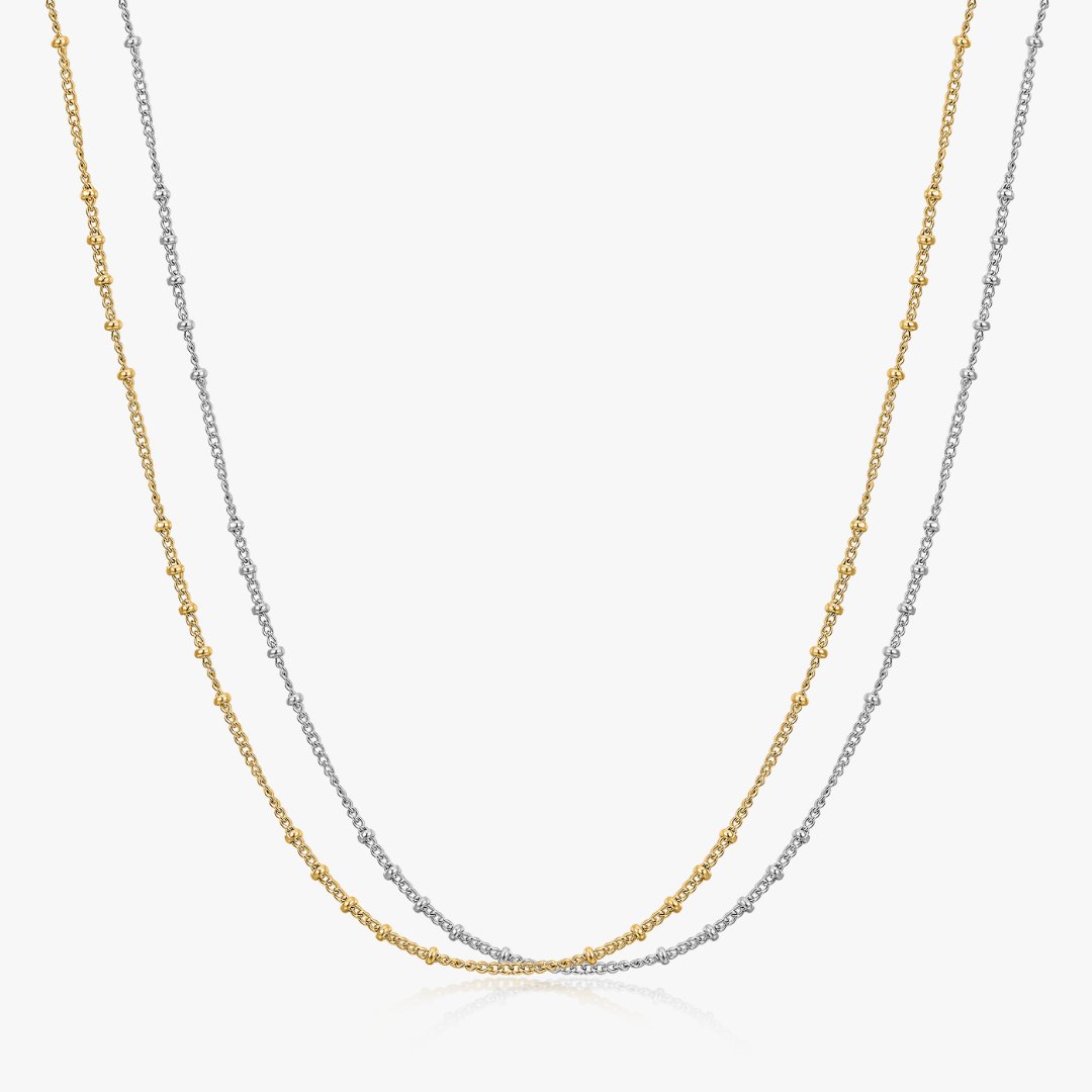 Thin Beaded Necklaces