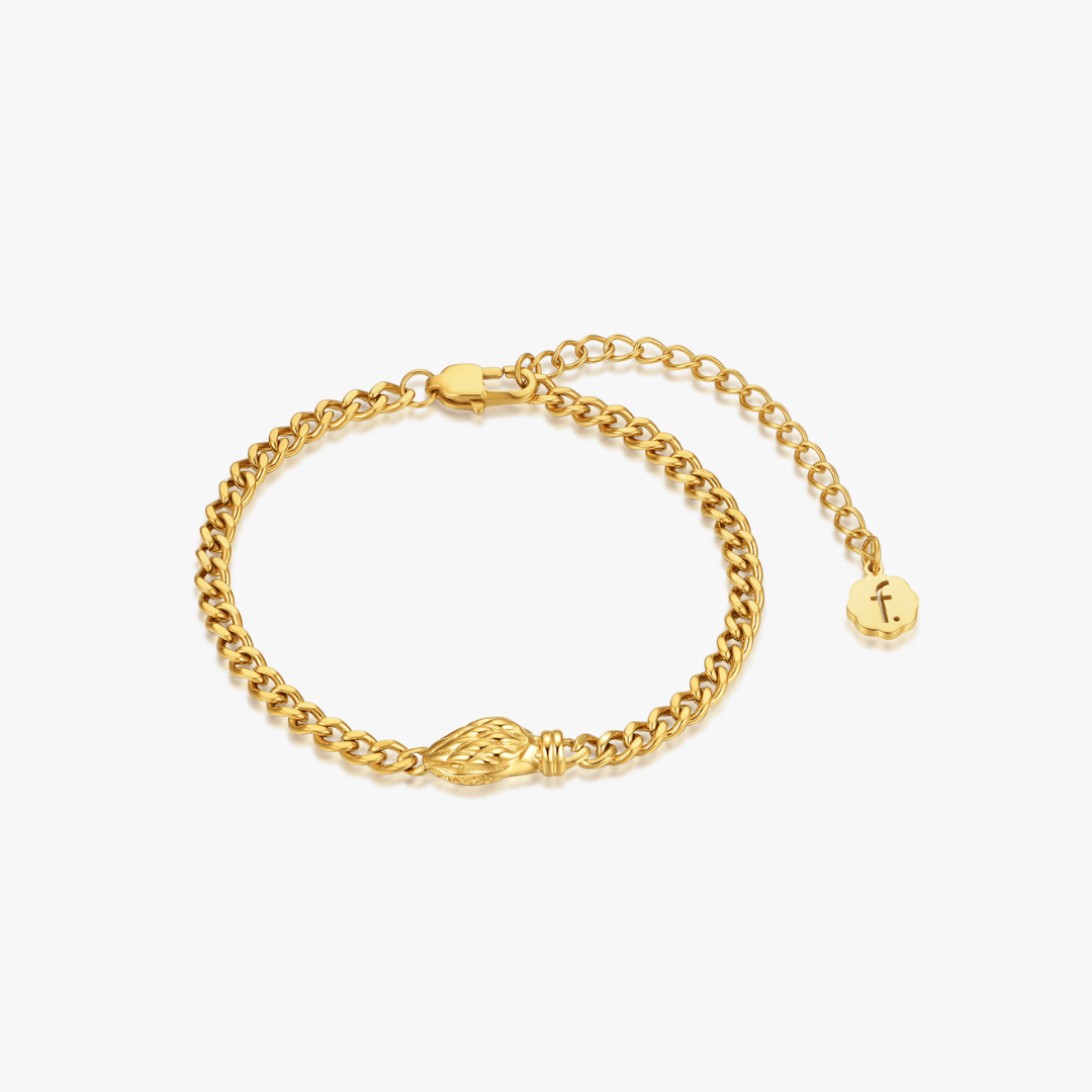 Thin Geometric Snake Head Bracelet - Flaire & Co.