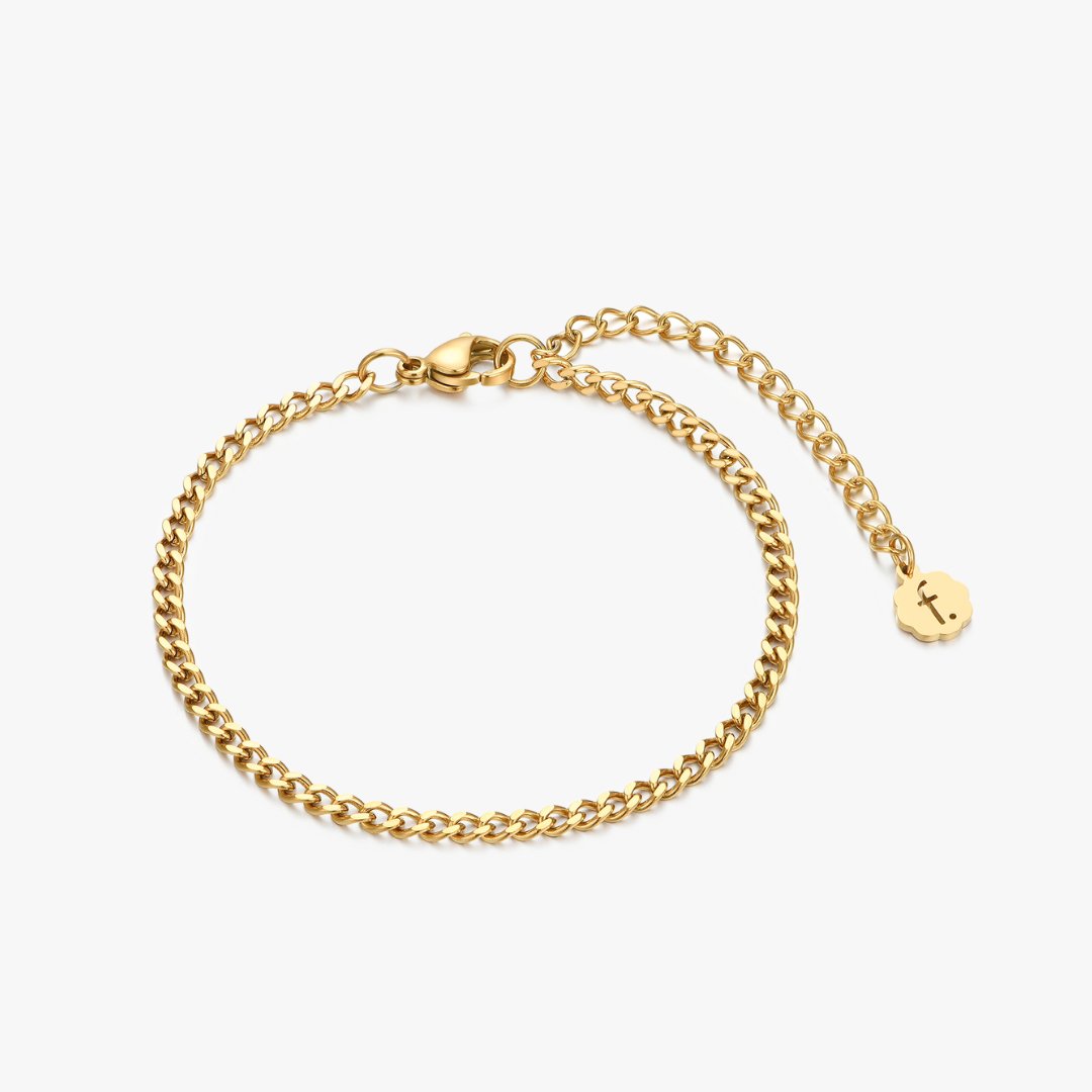 Thin Sasha Bracelet Gold - Flaire & Co.