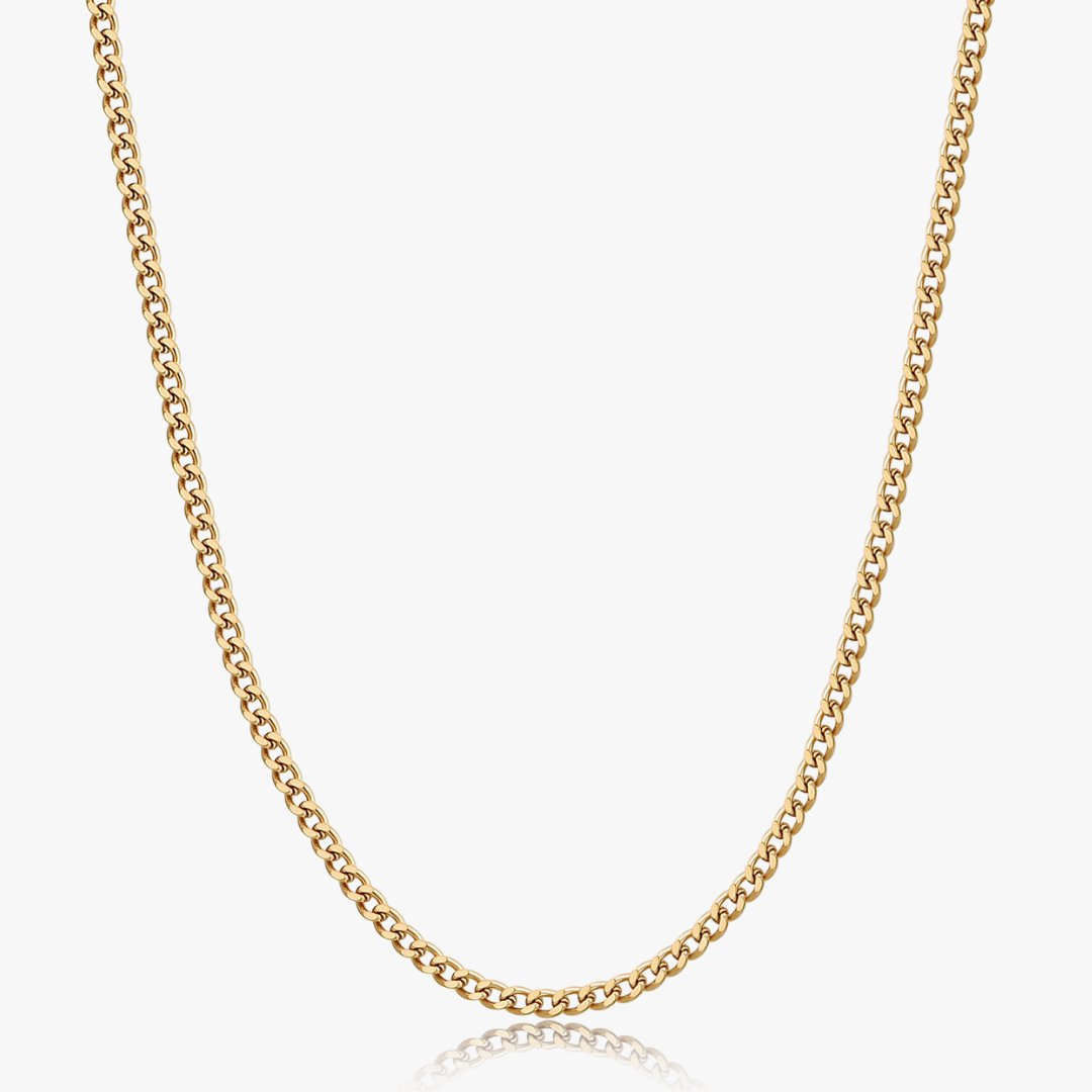 Thin Sasha Necklace in Gold - Flaire & Co.