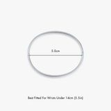 Thin Simple Stacker Cuff Bangle - Flaire & Co.