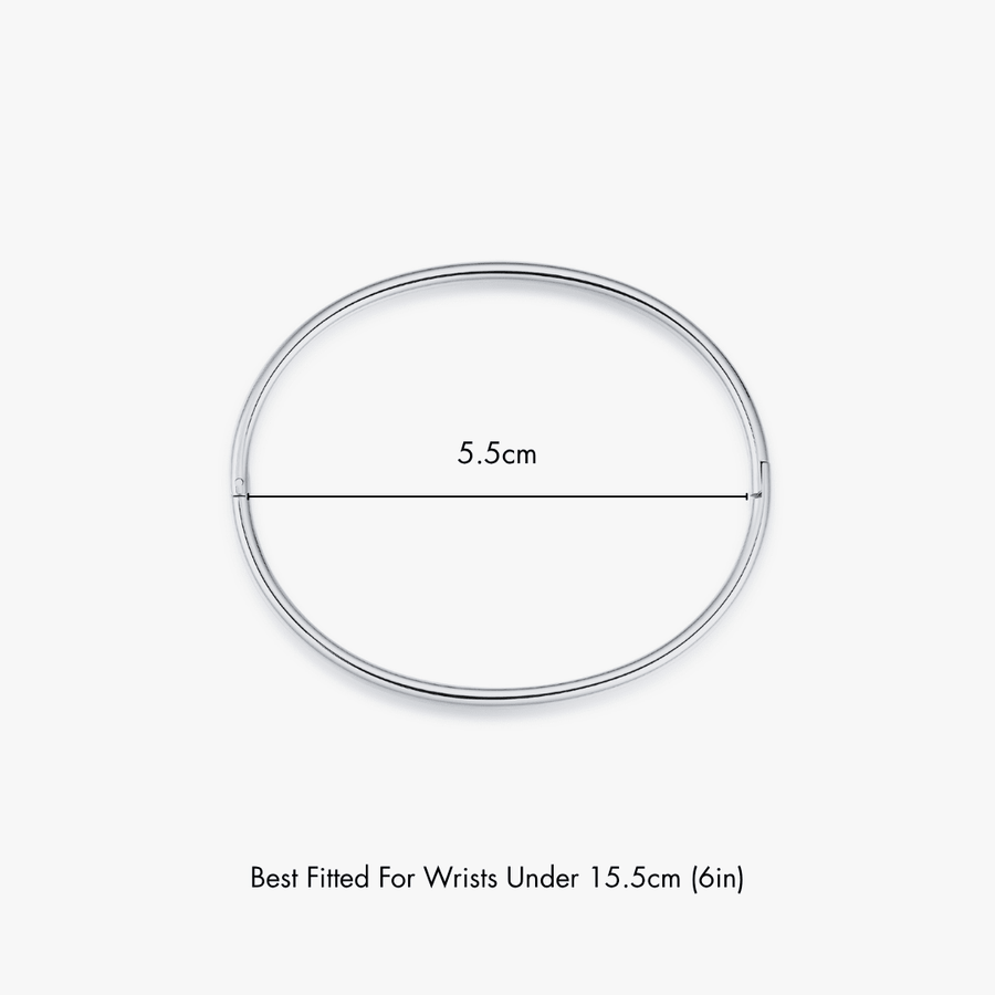 Thin Simple Stacker Cuff Bangle - Flaire & Co.