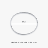 Thin Simple Stacker Cuff Bangle - Flaire & Co.