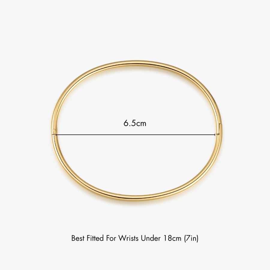 Thin Simple Stacker Cuff Bangle - Flaire & Co.