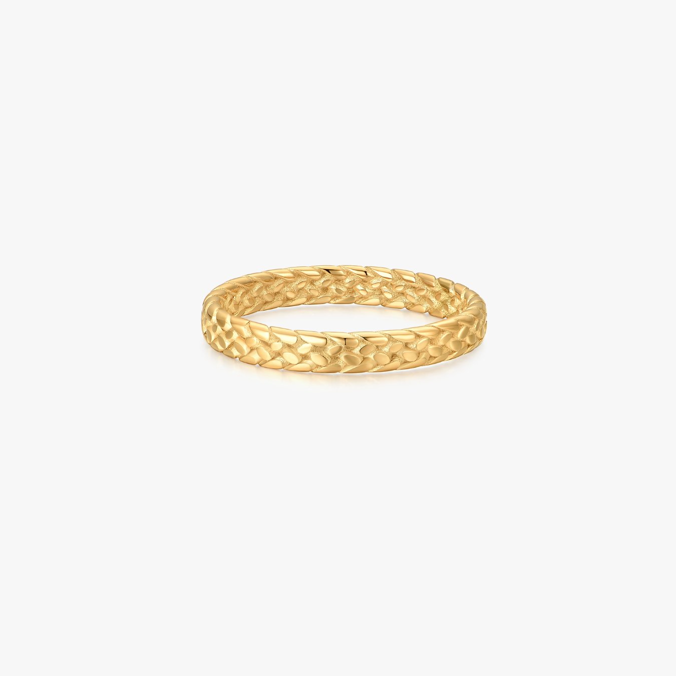 Thin Weave Gold Ring - Flaire & Co.