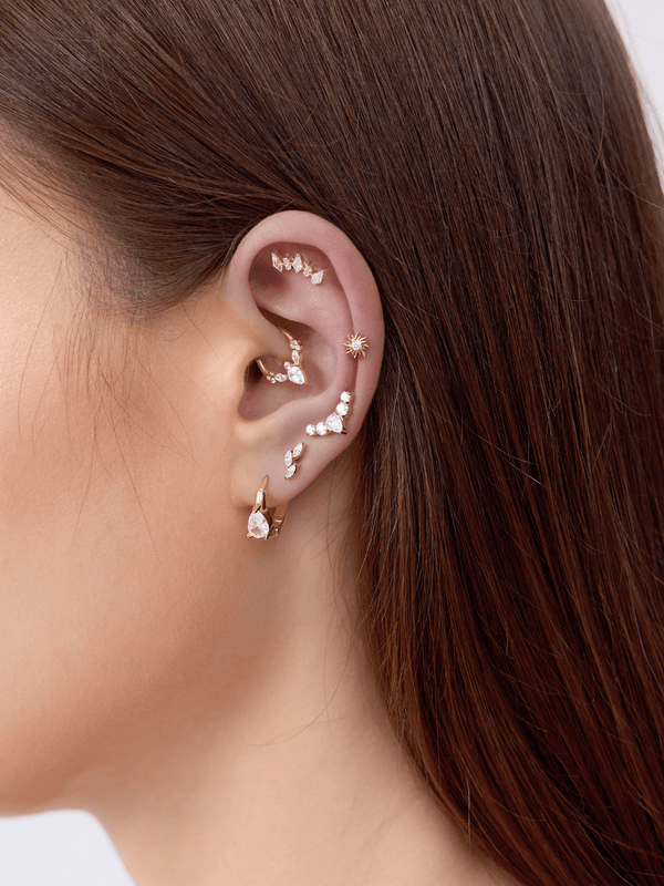 Versailles Gem Flat Back Stud (Single) - Flaire & Co.