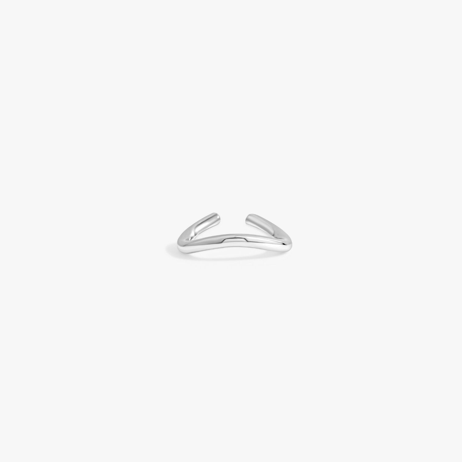 Wavy Pinky Adjustable Sterling Silver Ring - Flaire & Co.