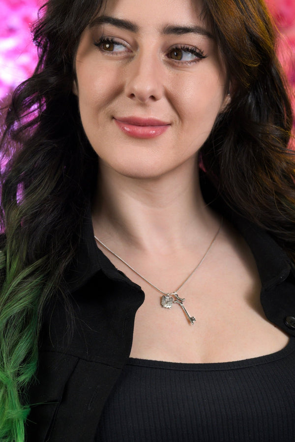 Wing and Key Necklace (Anime Inspired Collection) - Flaire & Co.
