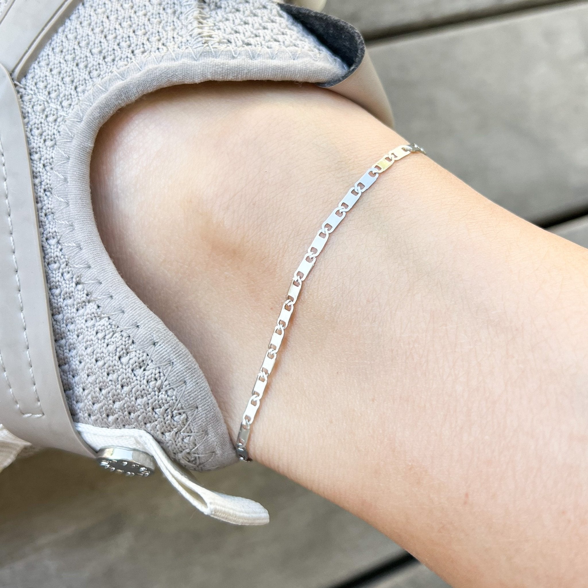 Zendaya Silver Anklet - Flaire & Co.