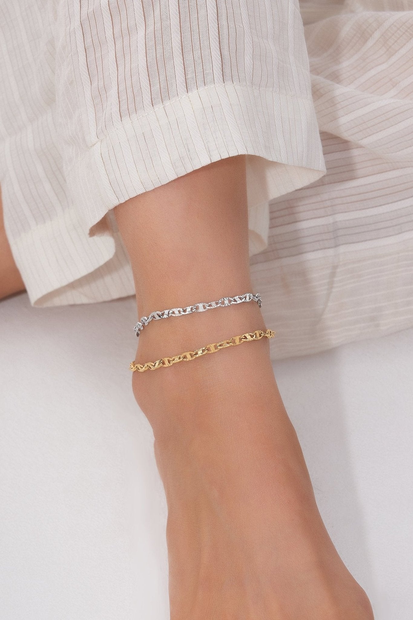 Zendaya Sunburst Anklet (Greek Inspired Collection) - Flaire & Co.