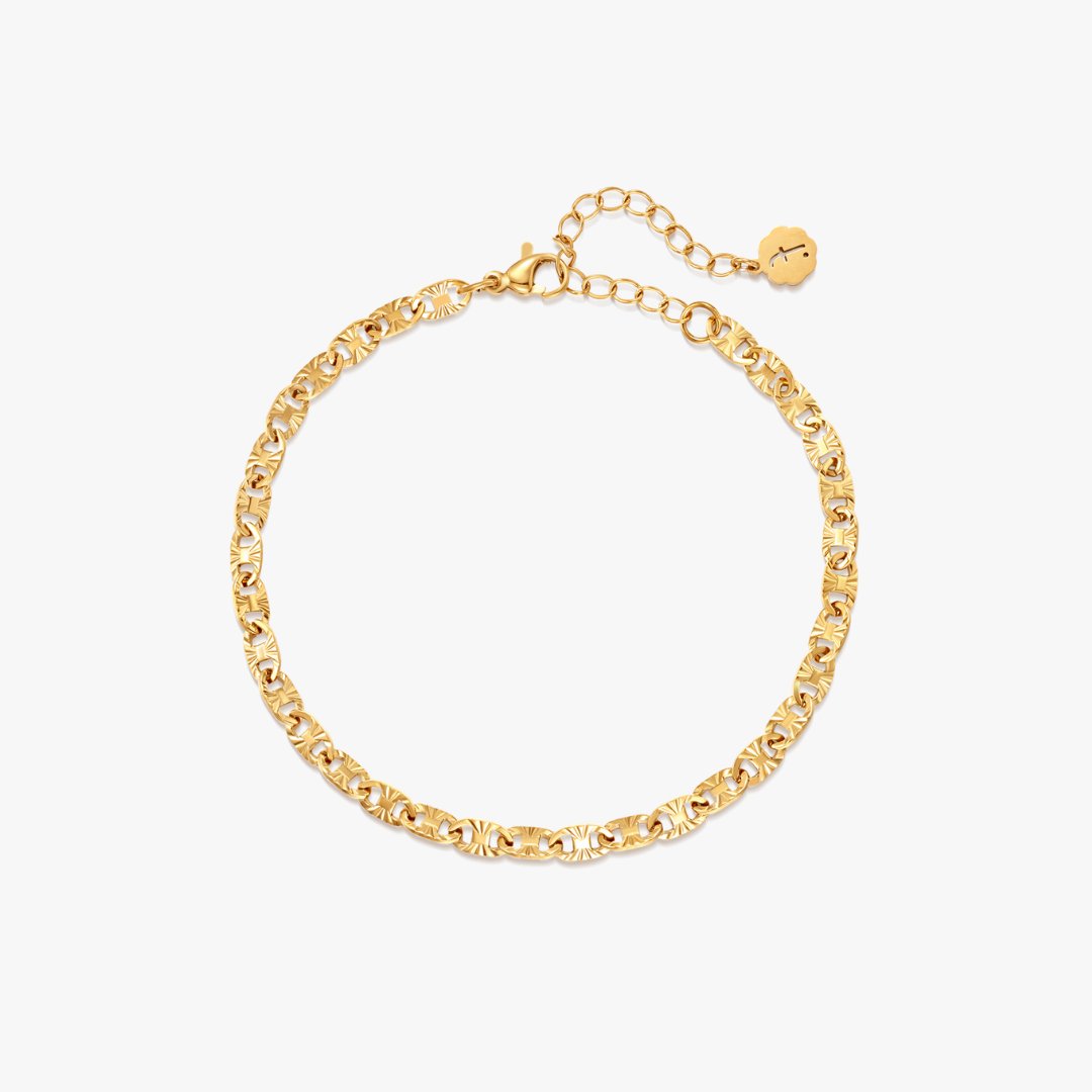 Zendaya Sunburst Anklet (Greek Inspired Collection) - Flaire & Co.