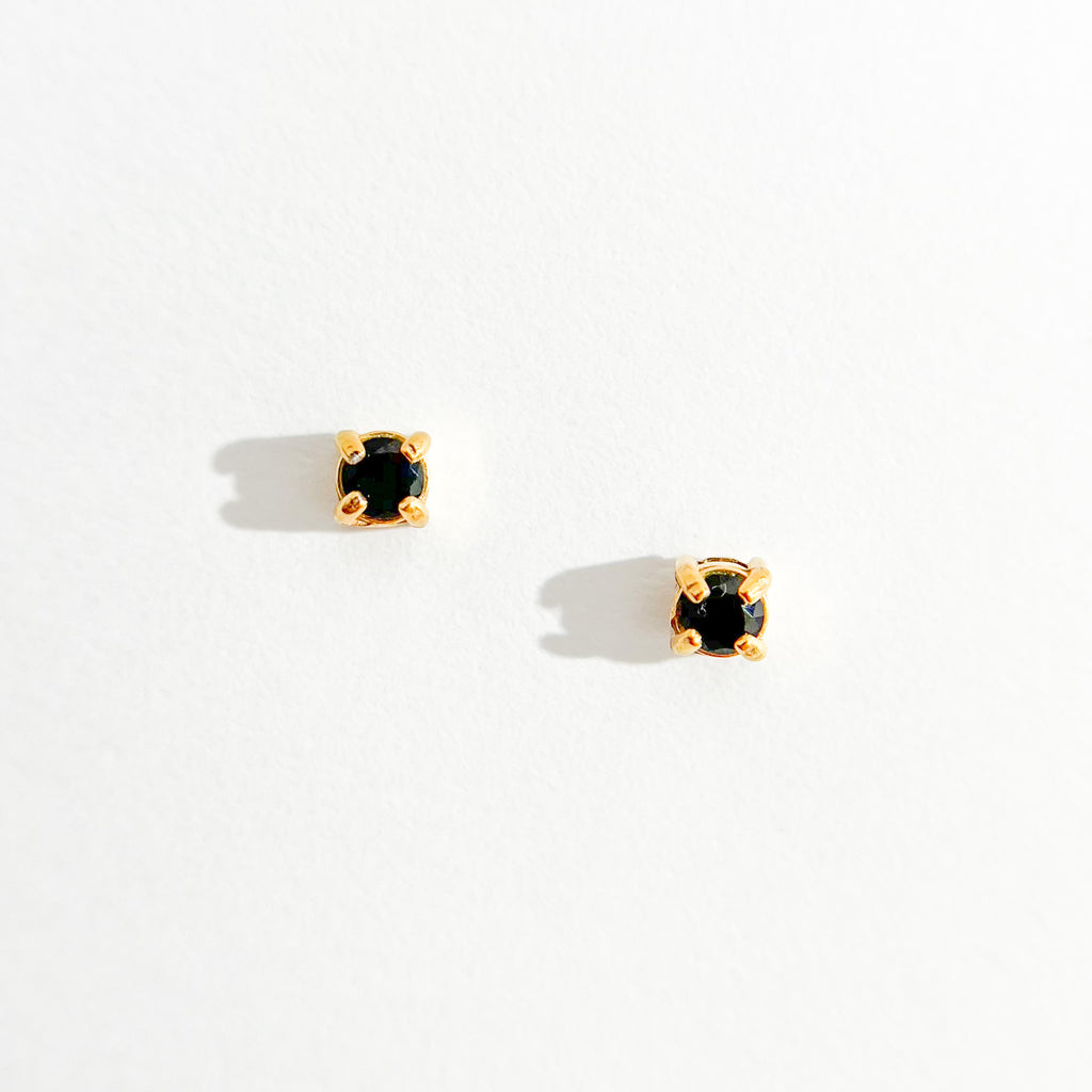 Simple CZ Studs in Gold