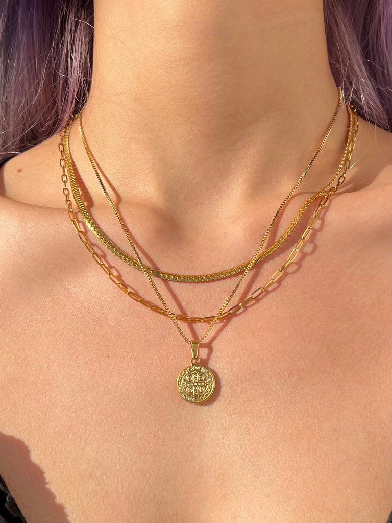 Allie Necklace in Gold