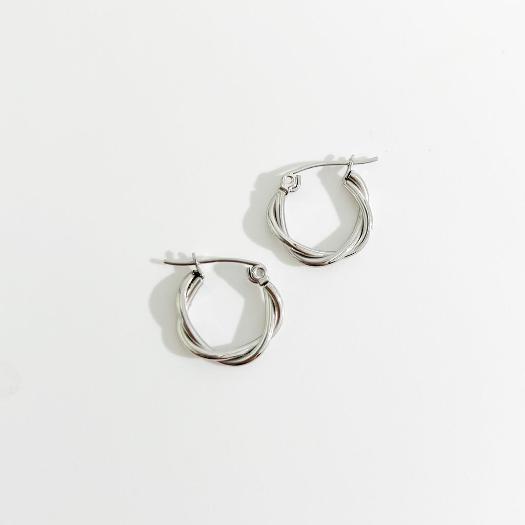 Cassie Earrings in Silver