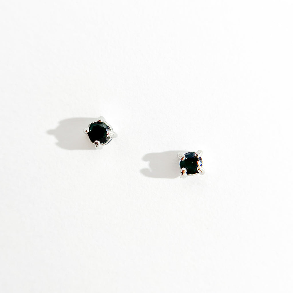 Simple CZ Studs in Silver